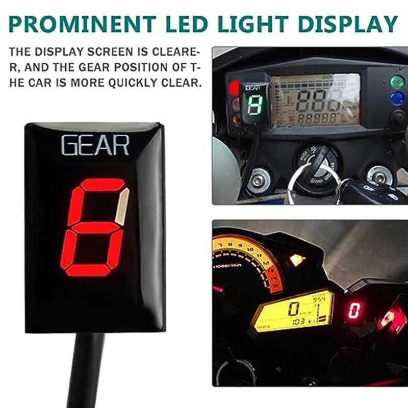 Wivplex Motorcycle Gear Indicator Speed Display Meter - Image 4