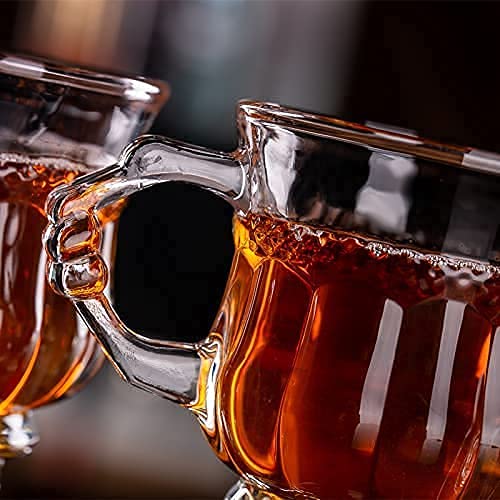 ZROY ENTERPRISE Premium Classic Glass Tea & Coffee Cup Set of 4-150 ML, for Transparent Espresso Cappuccino hot Chocolate, Milk Cup, Green Tea, Herbal Tea, Lemon Tea (Rajwadi, 4) - Image 2