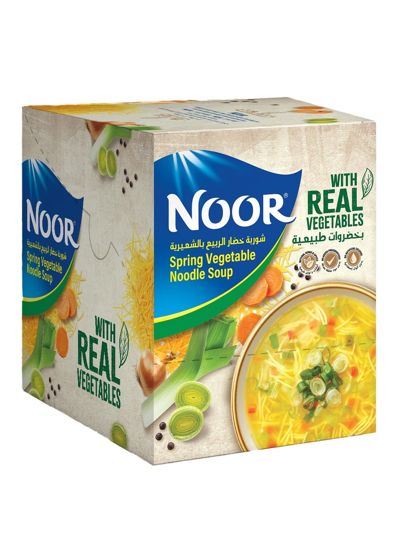 Noor Spring Vegetable Noodle Soup 12 x 60g  - Image 1