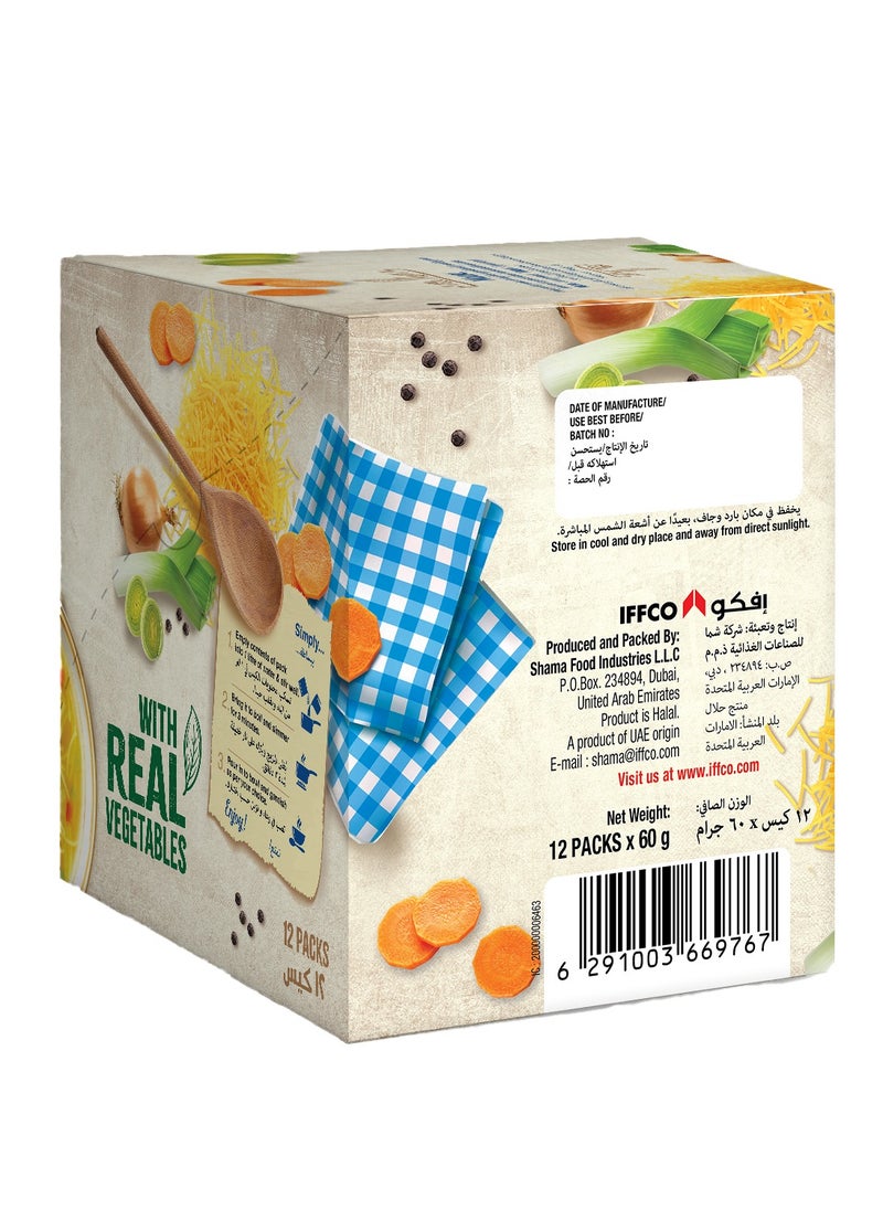 Noor Spring Vegetable Noodle Soup 12 x 60g  - Image 2