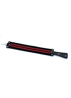 Stylish Leather Strop for Straight Razor Sharpening & Smooth Cowhide & Dual Strop with Swivel Pivot Rings Woven Strop Sharpening Strap Professional (Black with Red Strips) - pzsku/ZFB27A32C60524CFA9783Z/45/_/1678697705/0921a71d-1db8-42e0-ac73-2e5af4168bf8