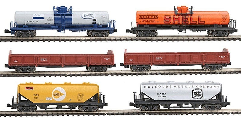 Kato USA Inc N Mixed Freight Car Set 6 KAT1066275 N Rolling Stock - Image 2