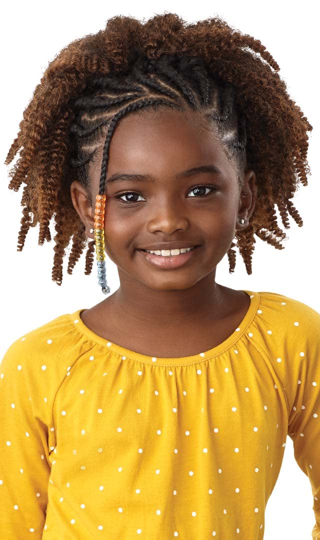 Outre XPression Synthetic LiL 3X Looks Crochet Braid SPRINGY AFRO TWIST 10 Color1B Off Black