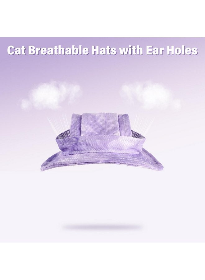 دينتران قبعات قطط DENTRUN للقطط فقط، قبعات رعاة البقر للقطط بفتحات للأذن، زي حفلات عيد ميلاد الحيوانات الأليفة الصغيرة، غطاء رأس للقطط، قبعة رعاة البقر الصغيرة، قبعة سومبريرو مضحكة للقطط الصغيرة، قبعة بيني شيواوا، ديكورات الحفلات - Image 4