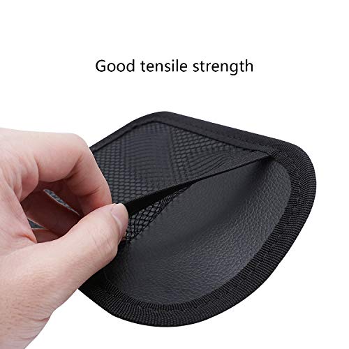 INNOLIFE Car Net Pocket Side Clutter Scattered Storage Phone Holder Strong Paste Organizer 8"x5.75"(1pcs L+1 pcs S) - Image 4