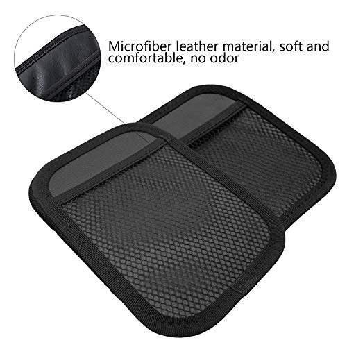 INNOLIFE Car Net Pocket Side Clutter Scattered Storage Phone Holder Strong Paste Organizer 8"x5.75"(1pcs L+1 pcs S) - Image 3