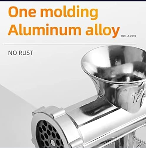 THW Aluminium Alloy Hand Operate Manual Meat Grinder Mincer 12 Number Large Size - Image 4