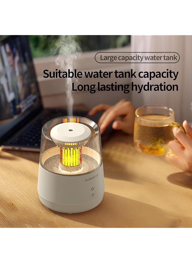 erorex Essential Oil Diffuser Water Drop Quiet Humidifiers For Home Ultrasonic 320Ml Aromatherapy Diffuser With 7 Led Color And Safety Auto Off For Home Office Yoga Bedroom White - Image 5