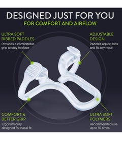 Rhinomed Rhinomed Mute Nasal Dilator for Snore Reduction Anti-Snoring Aid Solution Improves Airflow Comfortable Nose Vent  - Image 2