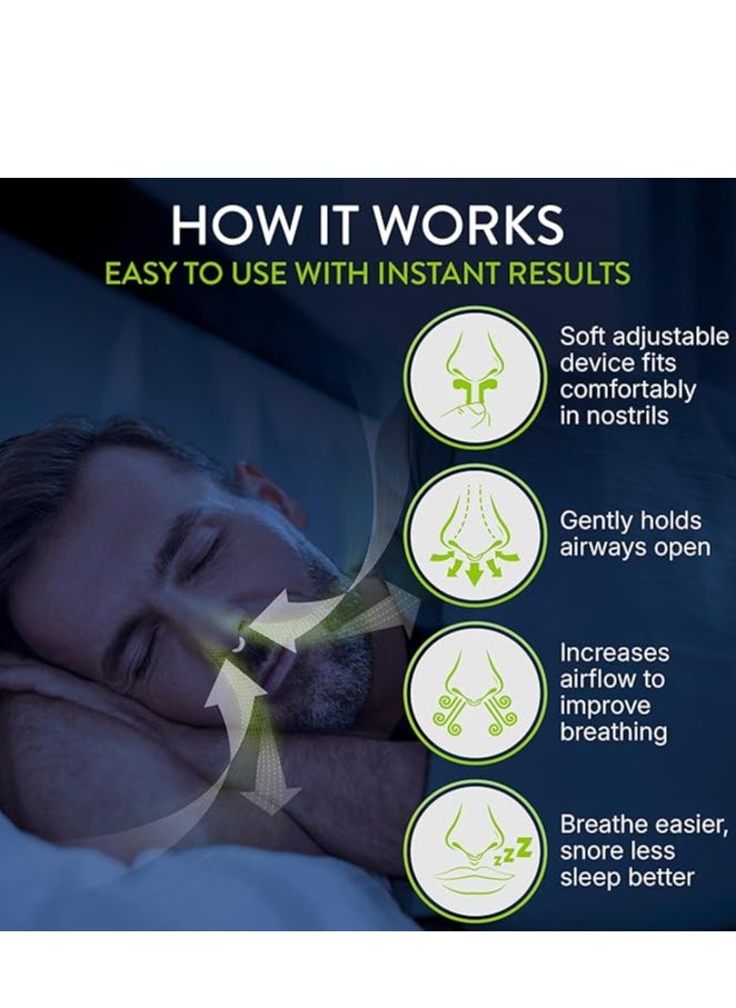 Rhinomed Rhinomed Mute Nasal Dilator for Snore Reduction Anti-Snoring Aid Solution Improves Airflow Comfortable Nose Vent  - Image 5