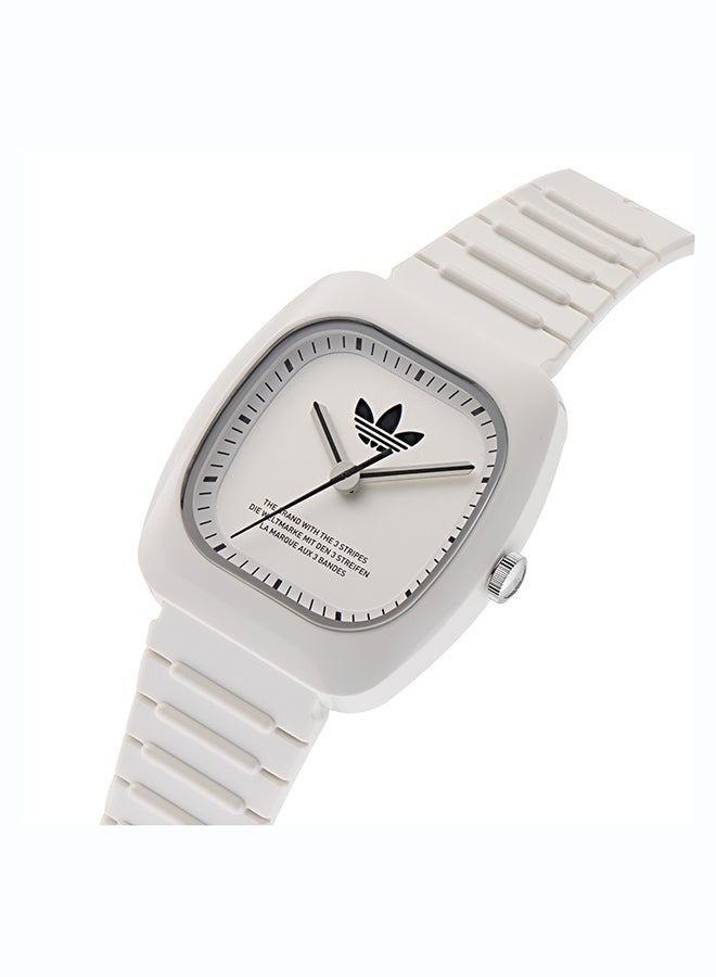 Adidas Uw Retro Wave Two Wht Cs Wht Dl 37Mm Qtz Wht Plstc Ss24 - Image 5