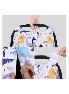Moro Moro Baby Car Seat Canopy – Minky Fabric, Windproof & Multi-Use  - Image 3