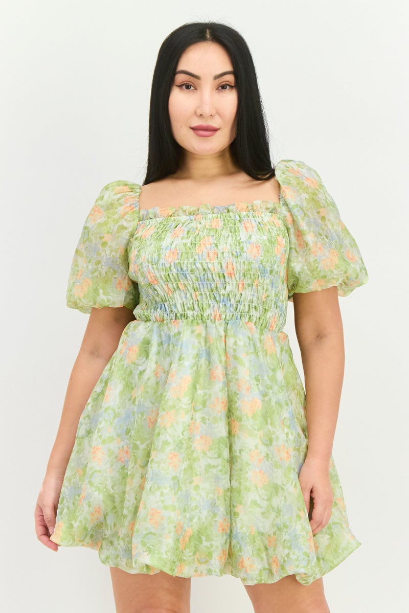 STEVE MADDEN Women All Over Print Mini Dress, Multicolor - Image 1