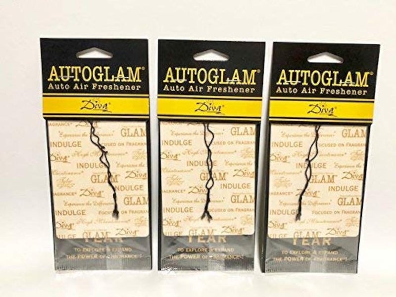 Tyler Candles Autoglam Auto Air Freshener, Diva, Set of 3 - Image 1
