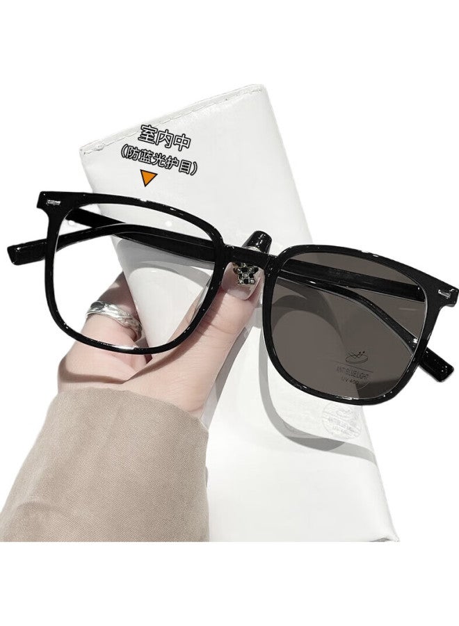 Boshide Anti-Blue Light Glasses, Unisex Anti-Radiation Glasses, Non-Prescription Flat Lens Phone And Computer Protective Eyewear, Glossy Black Frame - Image 3