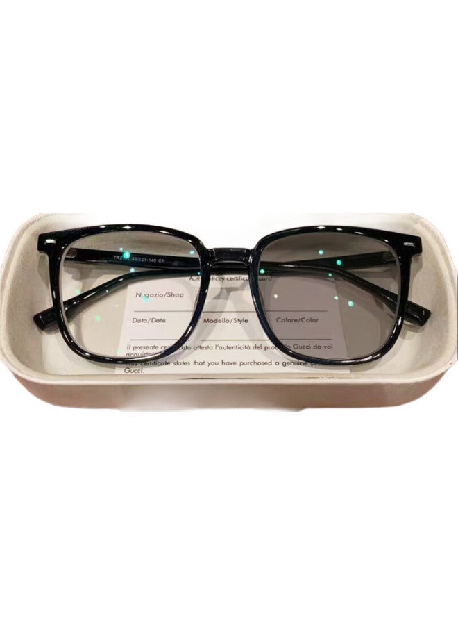 Boshide Anti-Blue Light Glasses, Unisex Anti-Radiation Glasses, Non-Prescription Flat Lens Phone And Computer Protective Eyewear, Glossy Black Frame - Image 2