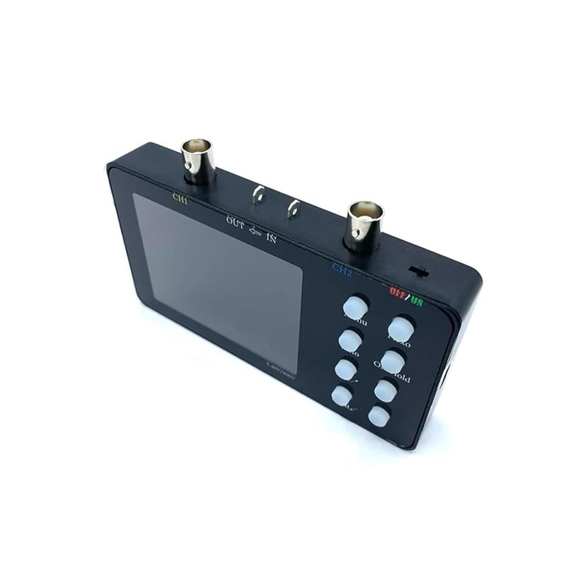 Black Digital Oscilloscope Dual Channel 50M Sampling 10M Bandwidth 6A Current Measurement - Image 3