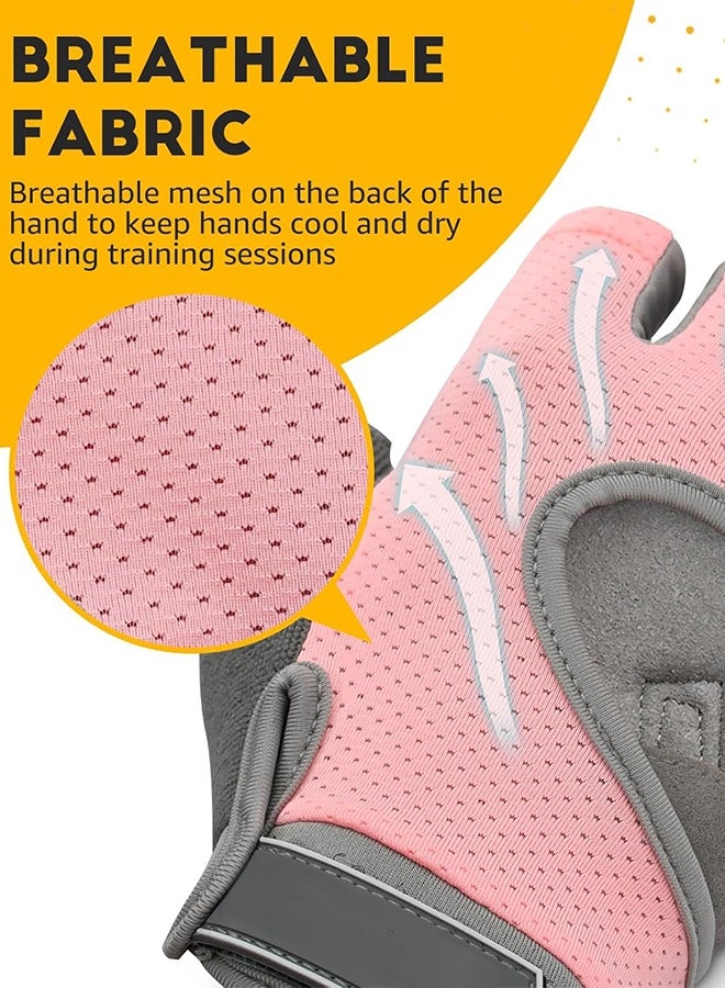 أولايكس قفازات تمارين رياضية للرجال والنساء، قفازات تمارين رياضية جيدة التهوية، قفازات ركوب الدراجات مع بطانة سيليكون كاملة لراحة اليد، مناسبة للتدريب في صالة الألعاب الرياضية والتنس ورفع الأثقال. - Image 3