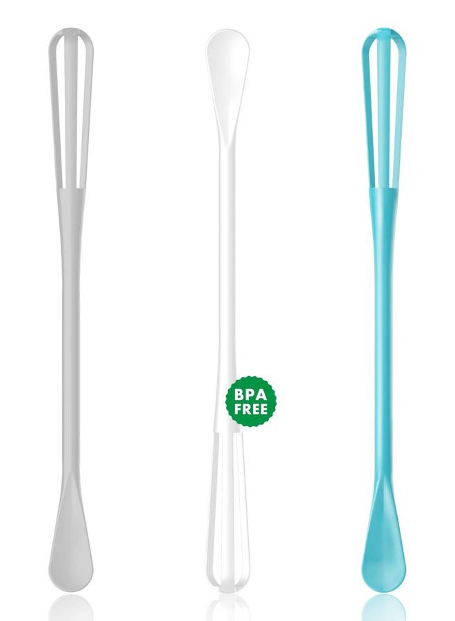 OYV Scandinavian Modern Colors Mini Whisk Set, 8.5 in Mini Whisks for Cooking, 3 Pieces Small Wisk For Whisking, Beating, Blending Ingredients, Mixing Sauces, BPA Free Tiny Whisk - Image 1