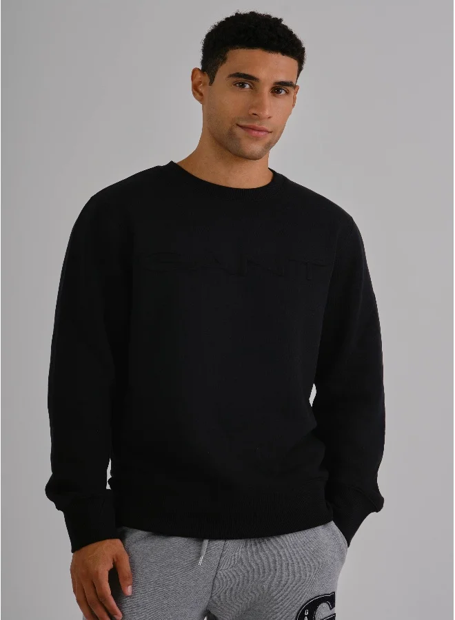 GANT Gant Embossed Sweat C-Neck
