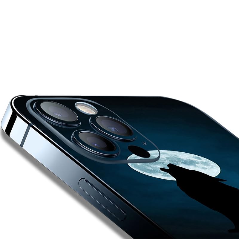 FCS ملصق جلد خلفي مصمم مطبوع لجهاز سامسونج جالاكسي A34 (ذئب -59) - Image 2