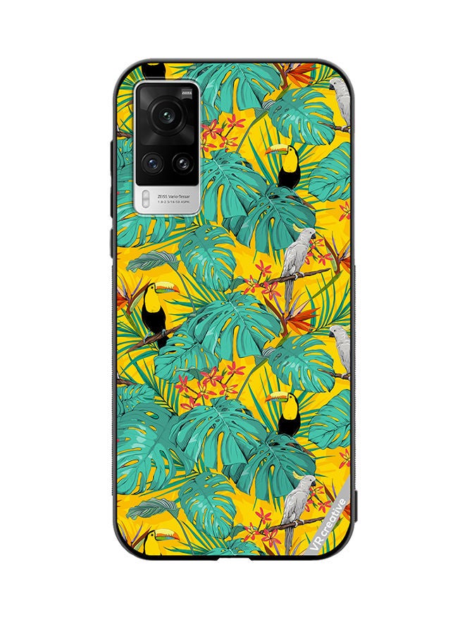 VR CREATIVE Protective Case Cover For Vivo X60 Pro Jungle Bird Design Multicolour - Image 1