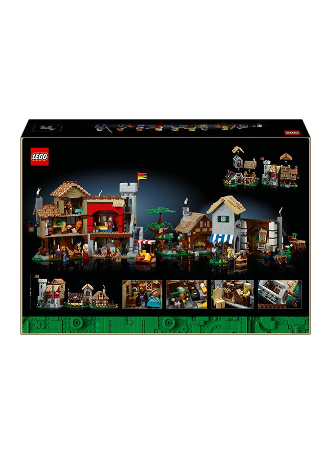 LEGO 10332 Icons Medieval Town Square, Building Set For History-Lovers, Village Of Felsa Model, Home Office Decor, Creative Gift Idea, Classic Kit Reimagined, Includes 8 Minifigures (3304 Pieces)  - Image 3