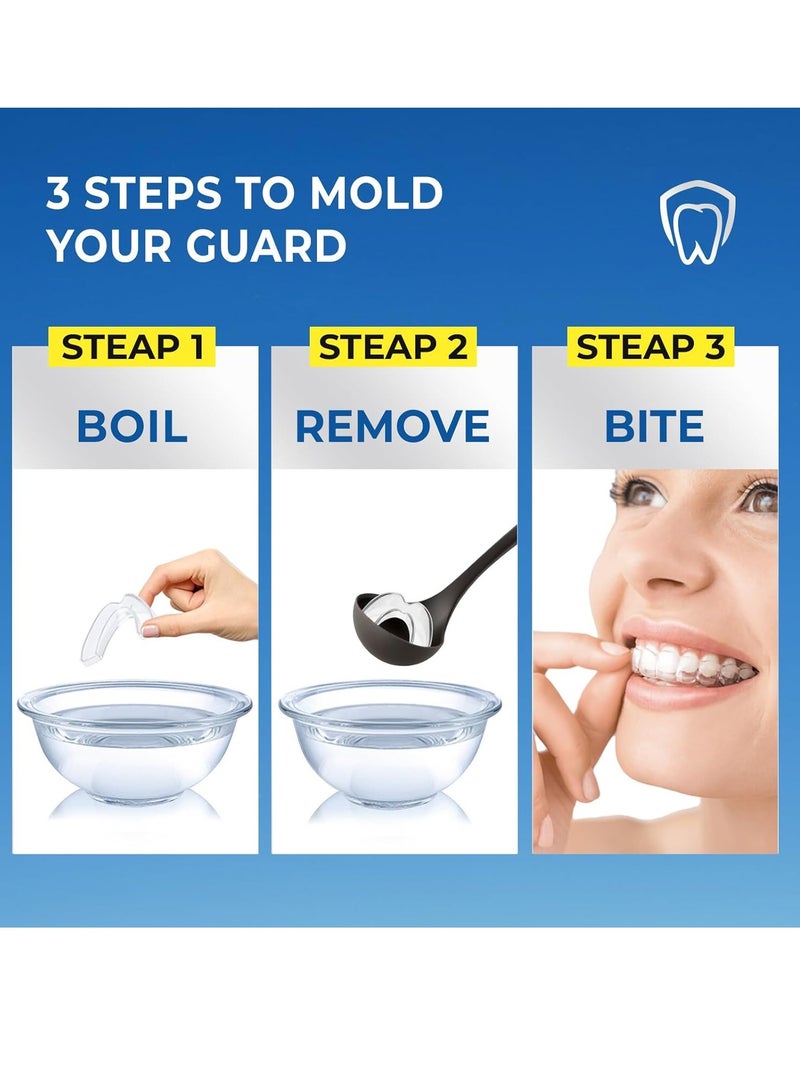 Reazeal Mouth Guard for Grinding Teeth at Night: Dental Guard for Sleeping at Night - Nighttime Protection for Teeth (4 Pack) - Image 2