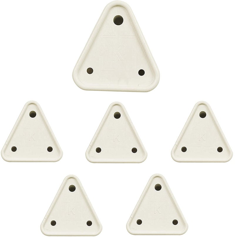 KitschKitsch® Baby Infant Child Proofing Safety Plug and Socket Cover Made in India 5A and 15A (White) (Pack of 6) - Image 1