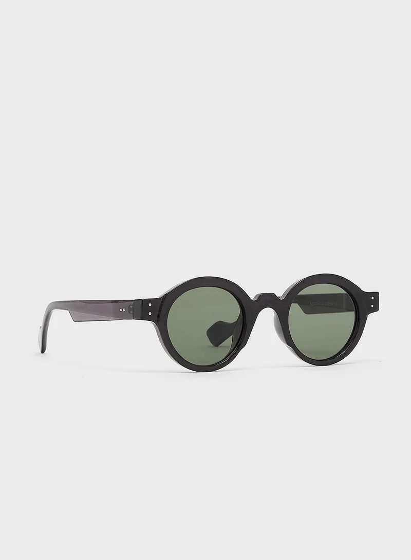 Seventy Five Casual Round Sunglasses