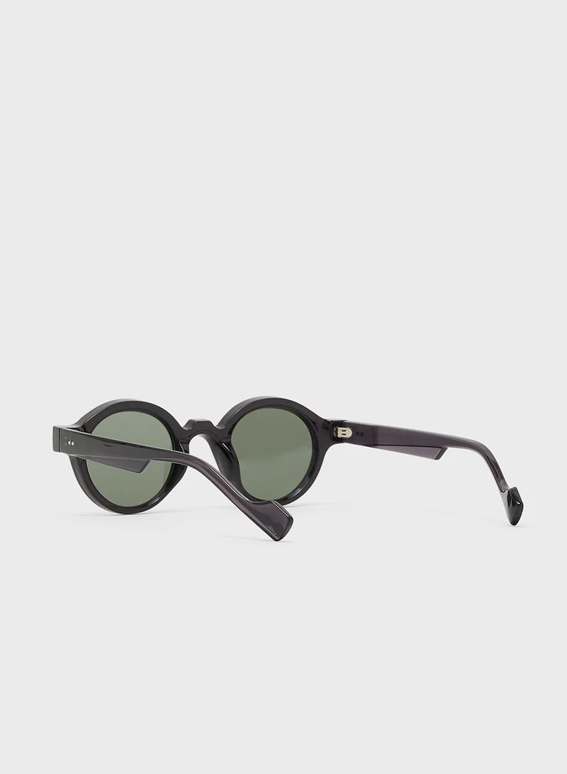 Seventy Five Casual Round Sunglasses