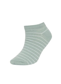 DeFacto 5-Pack Cotton Striped Ankle Socks  - Image 3
