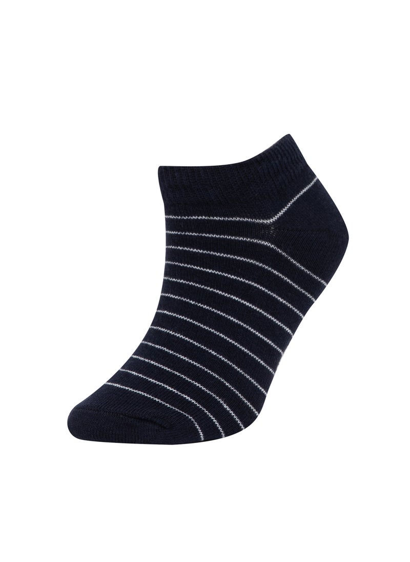 DeFacto 5-Pack Cotton Striped Ankle Socks  - Image 5