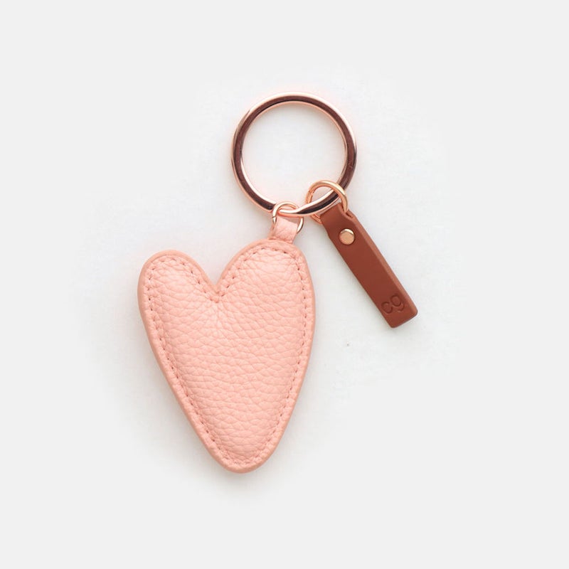 Keyring - Peach Heart Key015