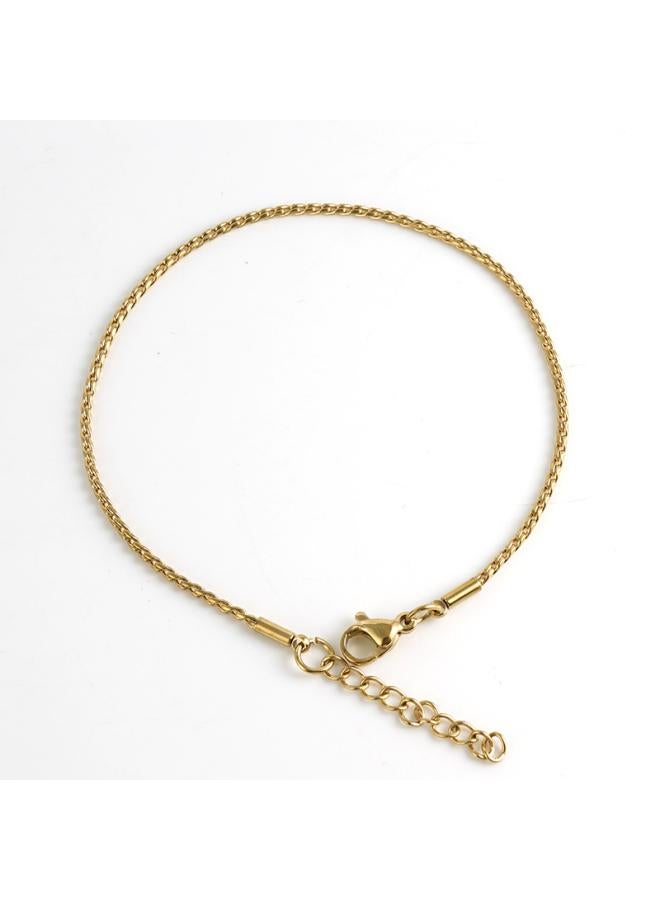 New Stainless Steel Titanium Steel Egg S Chain Bracelet American Retro Personalized Hip Hop European And American Street Fashion Cool Jewelry 