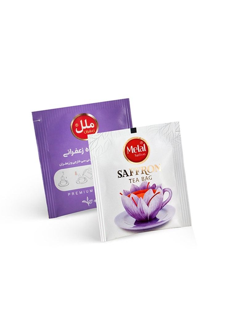 ملل زعفران - شاي الزعفران الإيراني 25 كيس شاي - Image 1