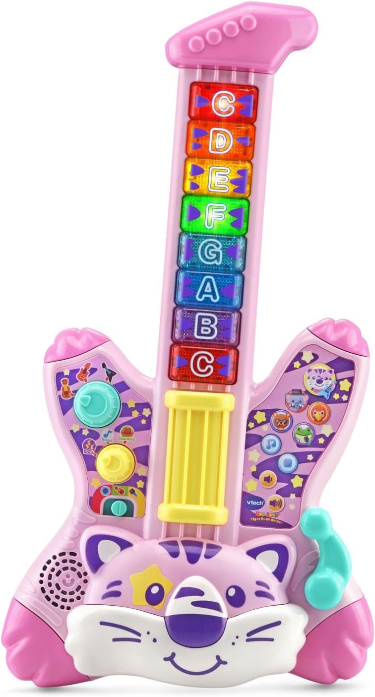 vtech Zoo Jamz Tiger Rock Guitar, Pink - Image 1