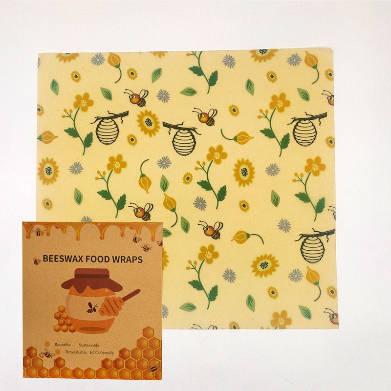 Beeswax Cloth Reusable Beeswax Paper Beeswax Food Grade Packaging Cloth Beeswax Wrap Cloth - Image 1