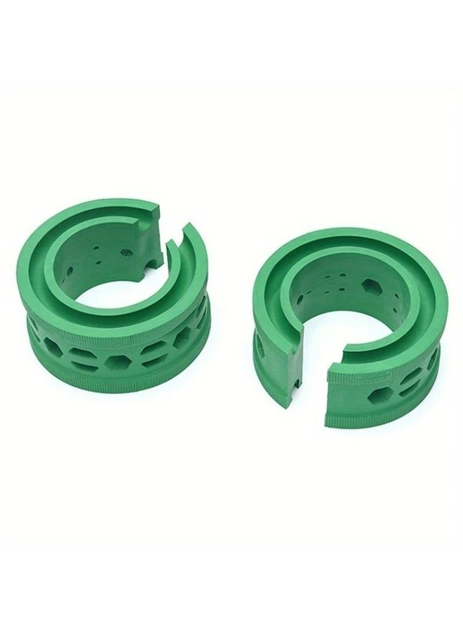 2Pcs Urethane Car Shock Absorber Springs Type F Universal Fit Reduces Vibration Improves Stability - Image 3