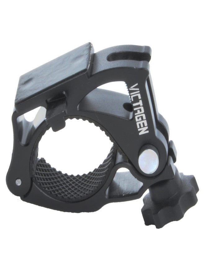 victagen Replacement Bike Mount for Bike Light, Bike Lights Aluminum Mount, Universal Bike Headlight Bracket, Bicycle Light Holder, Easy to Install Without Tools, for 22-33 Handlebar (1 Pack) - Image 1