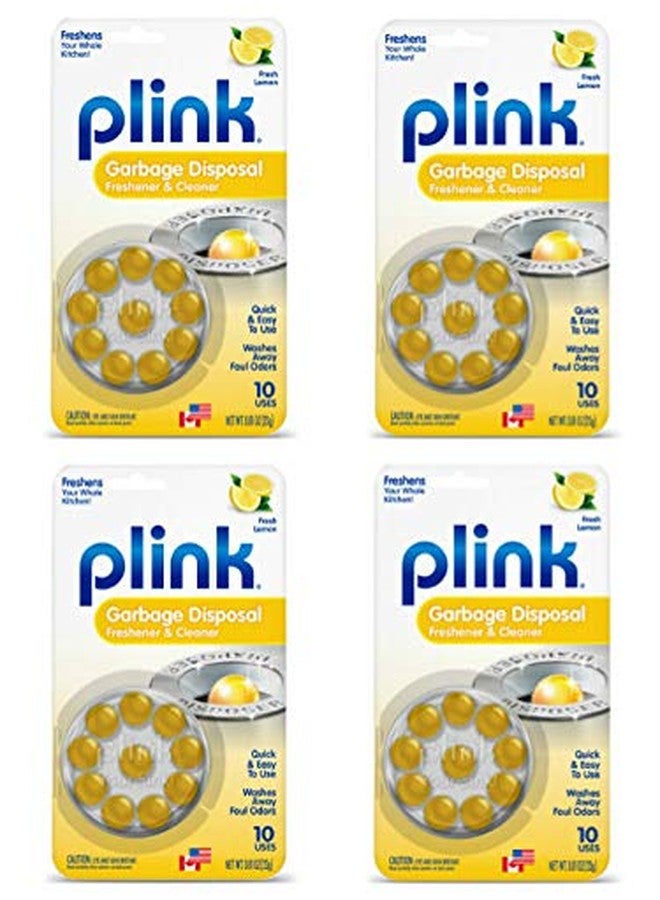 Plink Garbage Disposal Cleaner and Deodorizer 4-Pack, 40 Uses Total - Image 1