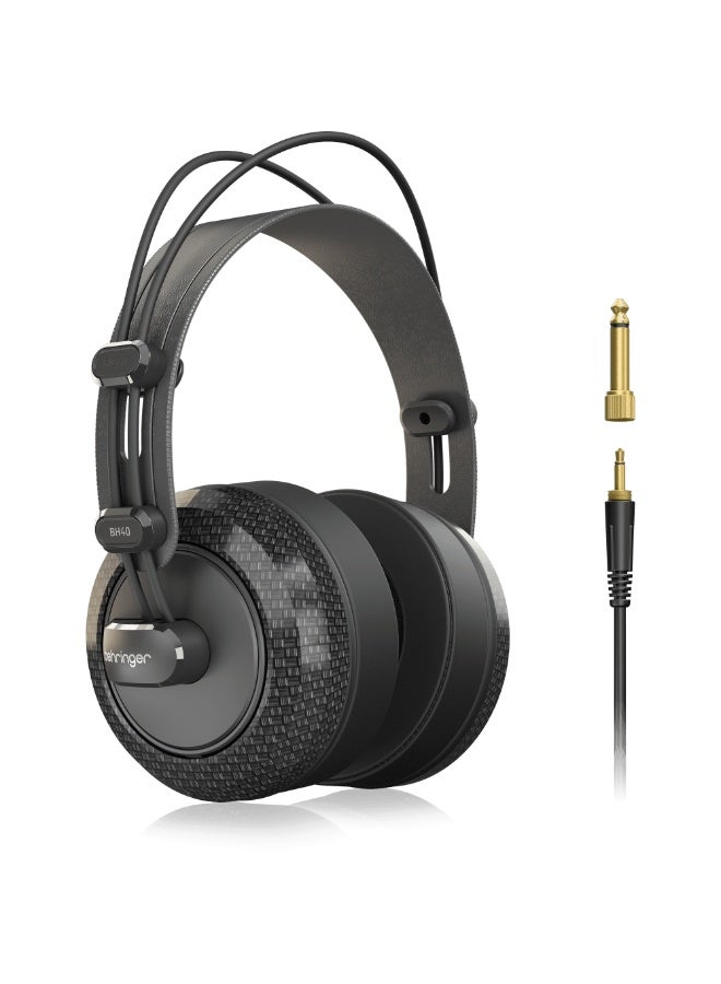 behringer BH40 Premium 40 mm Circum-Aural High-Fidelity Headphones  - Image 1