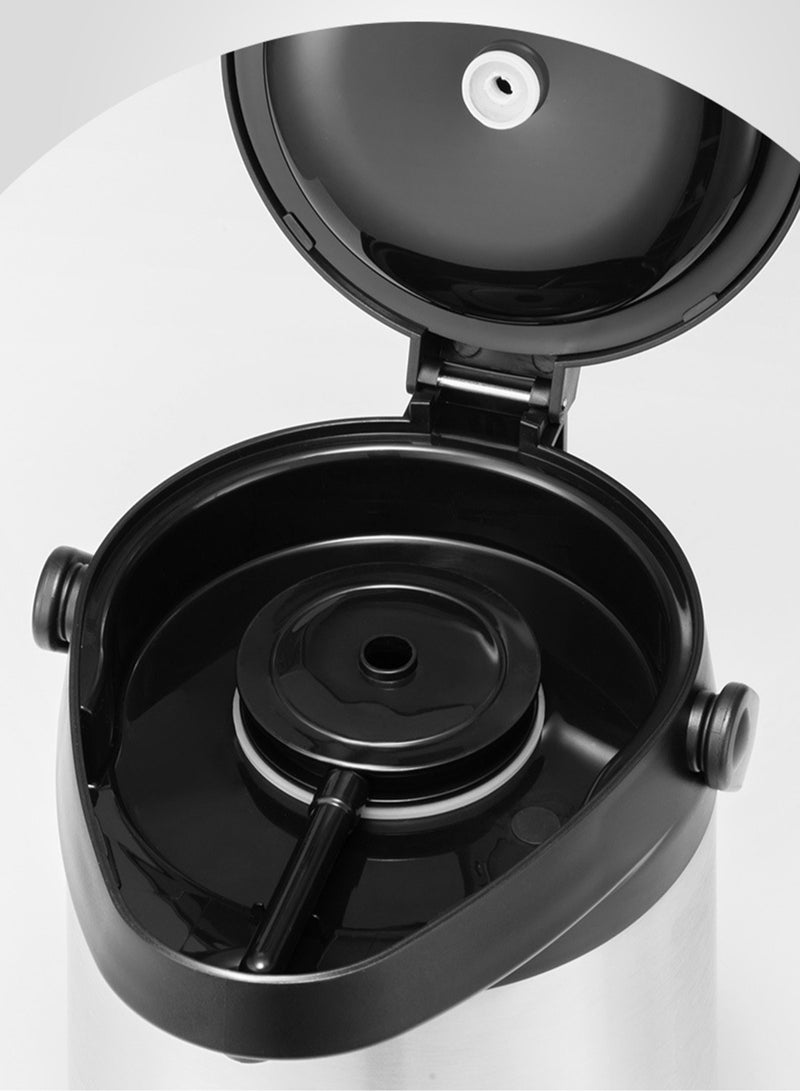 TDAO Coffee Carafe with Pump, 1.9L Stainless Steel Insulated Thermal Flask, Push-type Portable Hot Water/Coffee/Tea/Drinks Dispenser, Car Insulated Water Bottle, Anti-scald Thermos Pot for Camp, Home, Travel, Hotel, Party - Image 5