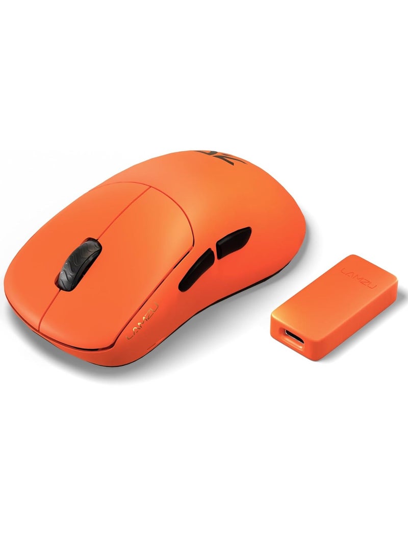 Fnatic Fnatic x Lamzu Thorn Wireless Pro Gaming Mouse 4K Special Edition, Pixart 3395 Sensor, Epically Light 52g, 80h Battery Life, Optical Switches, Windows & Mac Compatible, Orange - Image 2