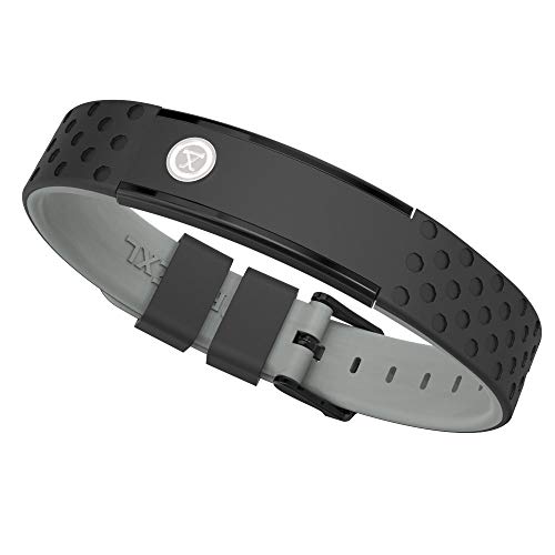 PROEXL® 9K Sports Golfers Magnetic Bracelet, Swim, Shower, Surf, Wear it Everyday (Black-Gray) - Image 1