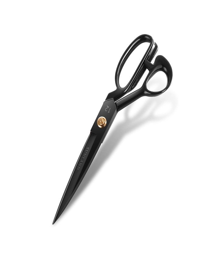 SUNLAND Professional Tailor Scissors Heavy Duty Tailor Shears for Costume Designer Dressmaker Sewing Fabric Black - Image 1