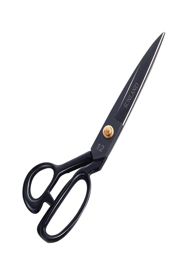 SUNLAND Professional Tailor Scissors Heavy Duty Tailor Shears for Costume Designer Dressmaker Sewing Fabric Black - Image 3