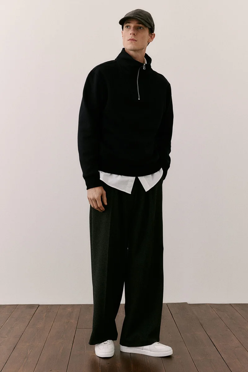H&M Regular Fit Zip-top sweatshirt