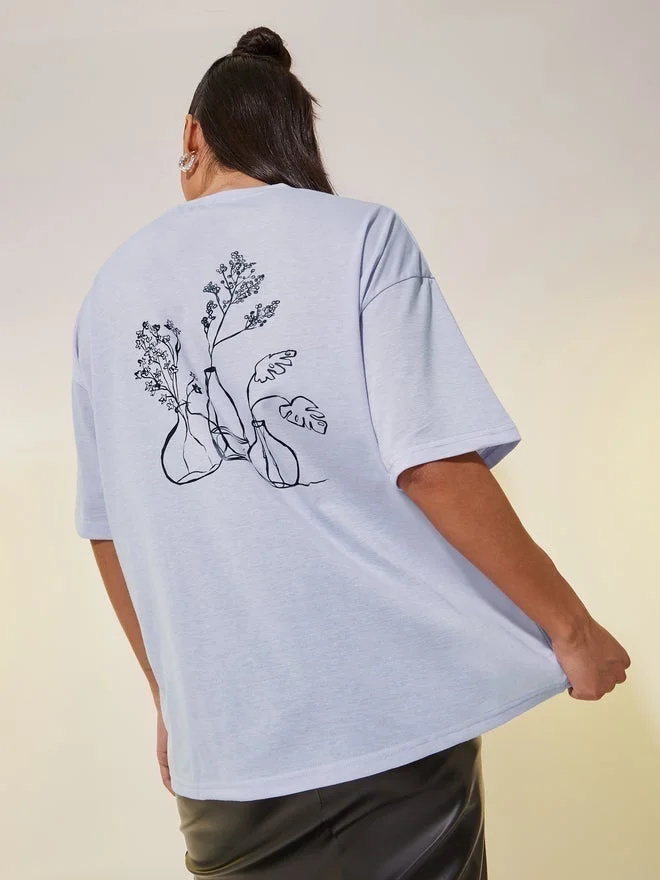 Take Two Take Two Graphic Print Round Neck T-Shirt