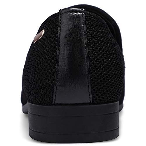UUBARIS Mens Loafers Dress Shoes Wally Comfortable Walking Shoes Tuxedo Shoes Black Size 8.5 - Image 5
